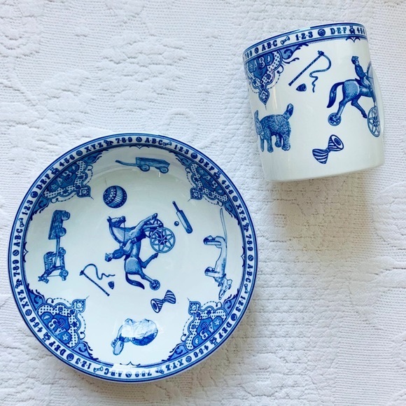 Spode Edwardian Childhood 2 Pc Set Bowl & Mug - Picture 9 of 15